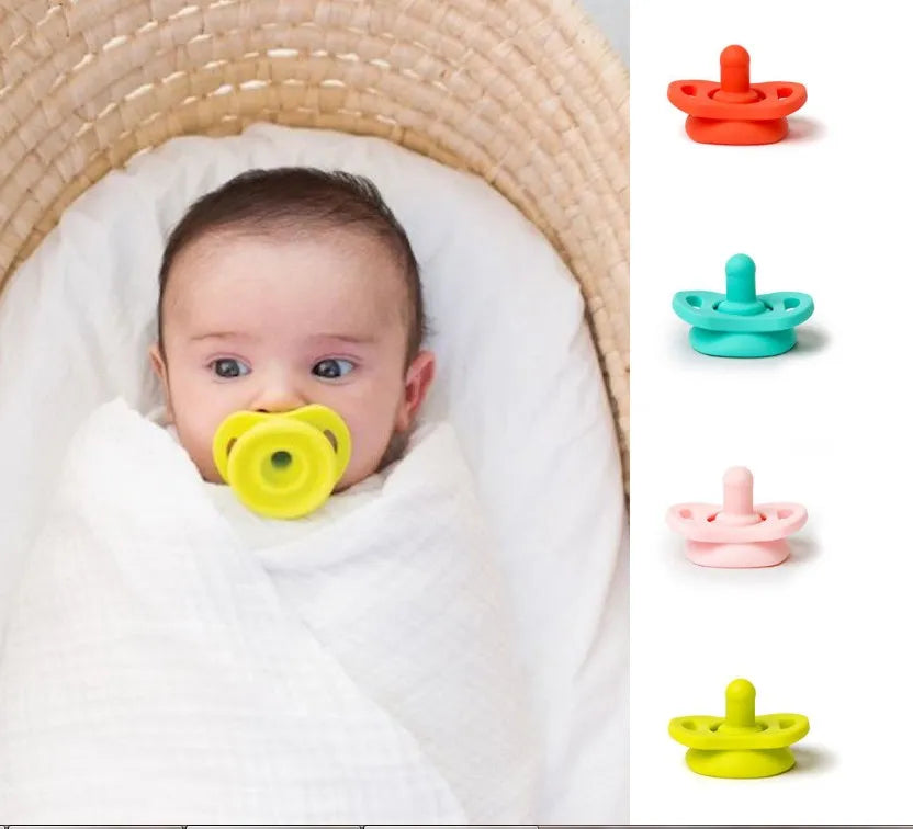 Silikon Baby Schnuller – Beruhigungssauger für Neugeborene & Kleinkinder