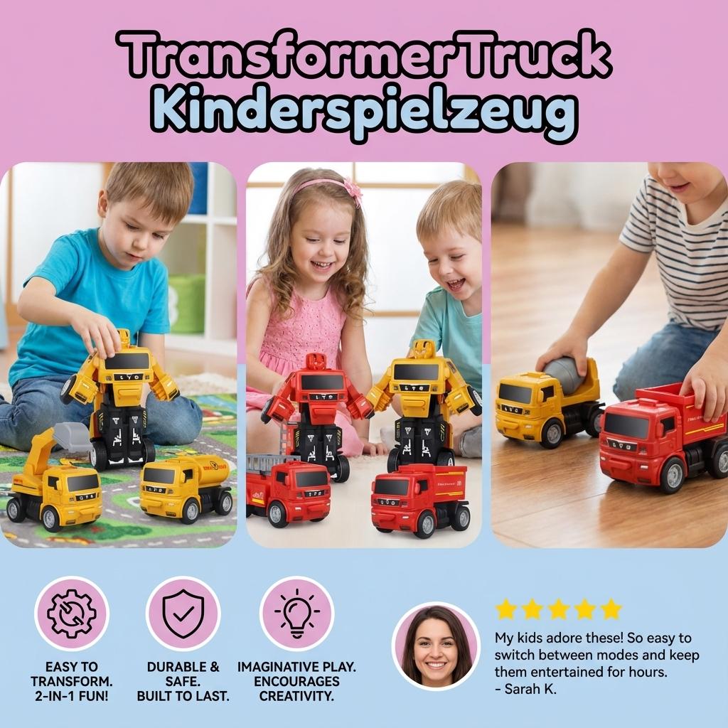 TransformerTruck Kinderspielzeug