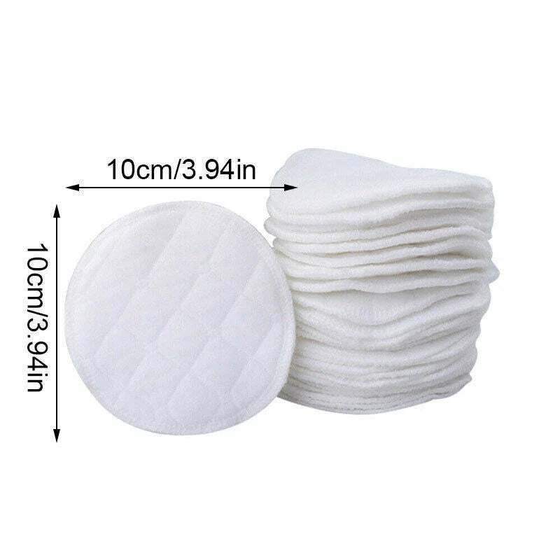 Wiederverwendbare Stilleinlagen aus Baumwolle – Waschbare Brustpads für Stillende