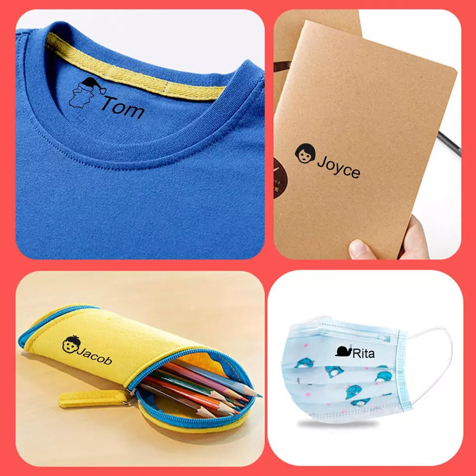 Einfache Personalisierung - Textilstempel