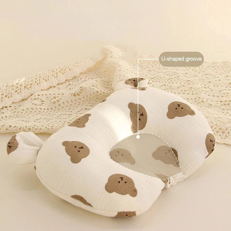 Baby Kopfkissen für Neugeborene – Ergonomisches Kissen gegen Kopfverformung