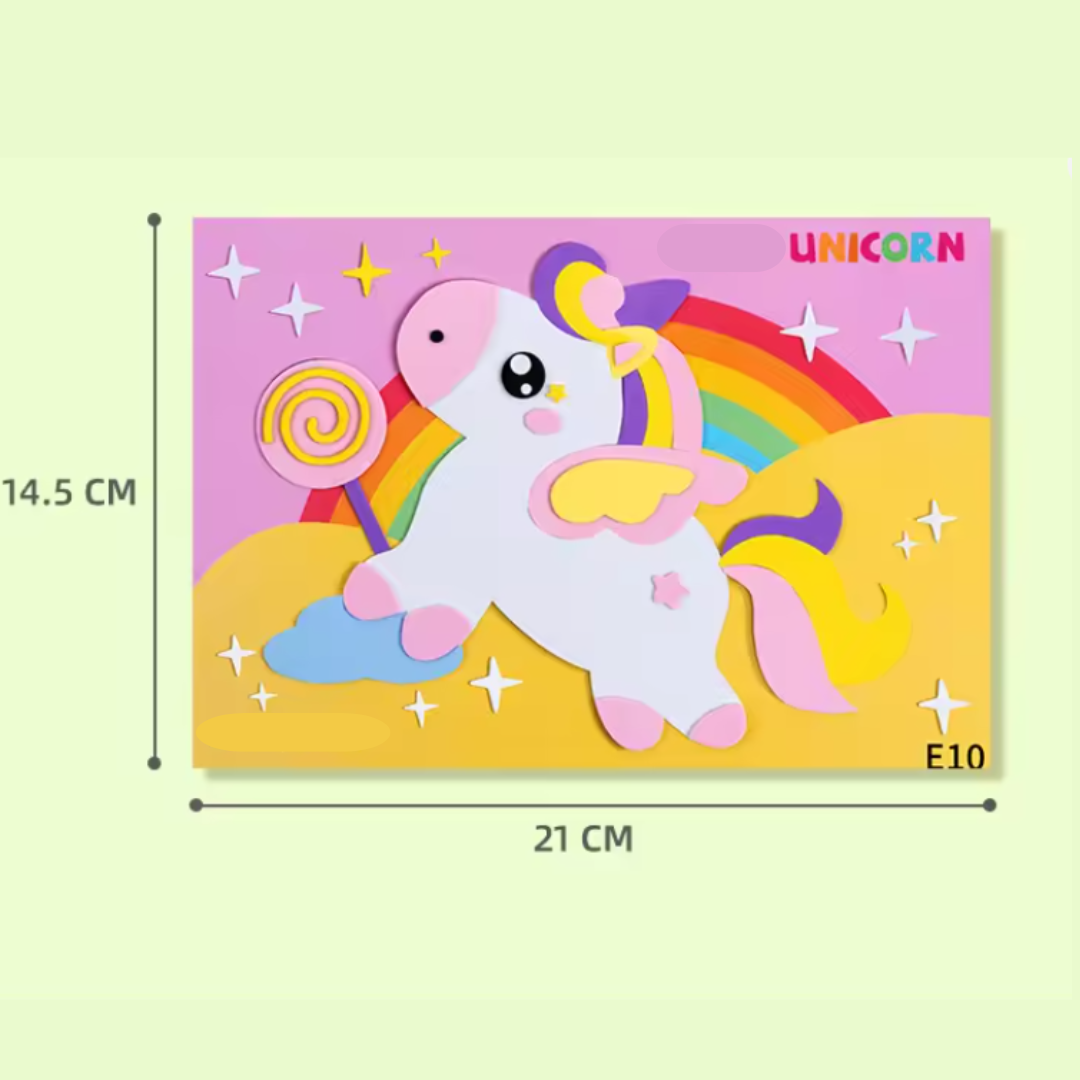 Kreatives Sticker Bastel Set für Kinder