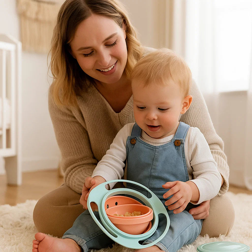 Auslaufsichere Babyschüssel – Essen ohne Kleckern