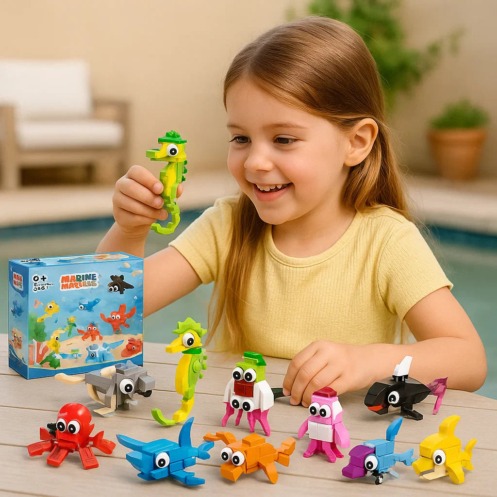 Kreatives Tiere Baustein Set