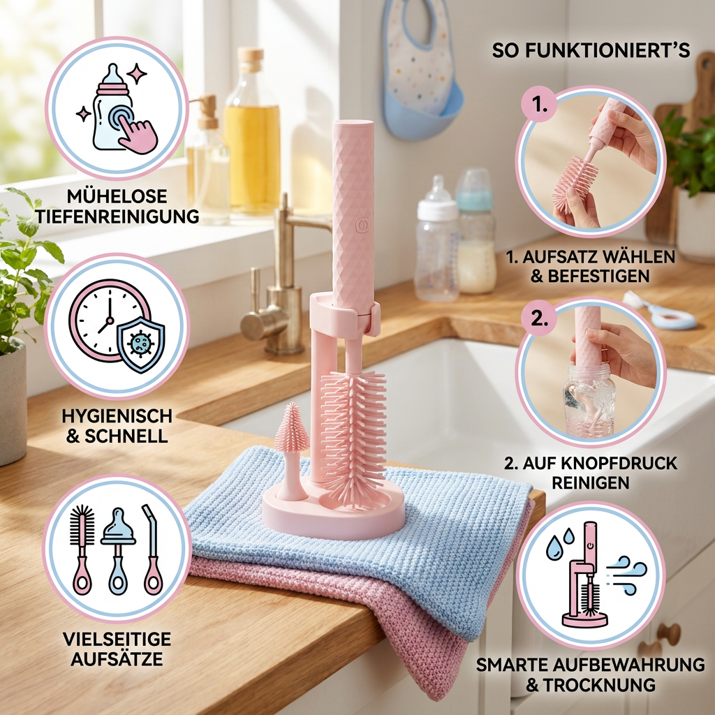 Elektrischer Baby Fläschchen Reiniger