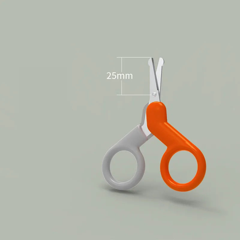 Baby Nagelschere mit Sicherheitskopf – Abgerundete Schere für Neugeborene