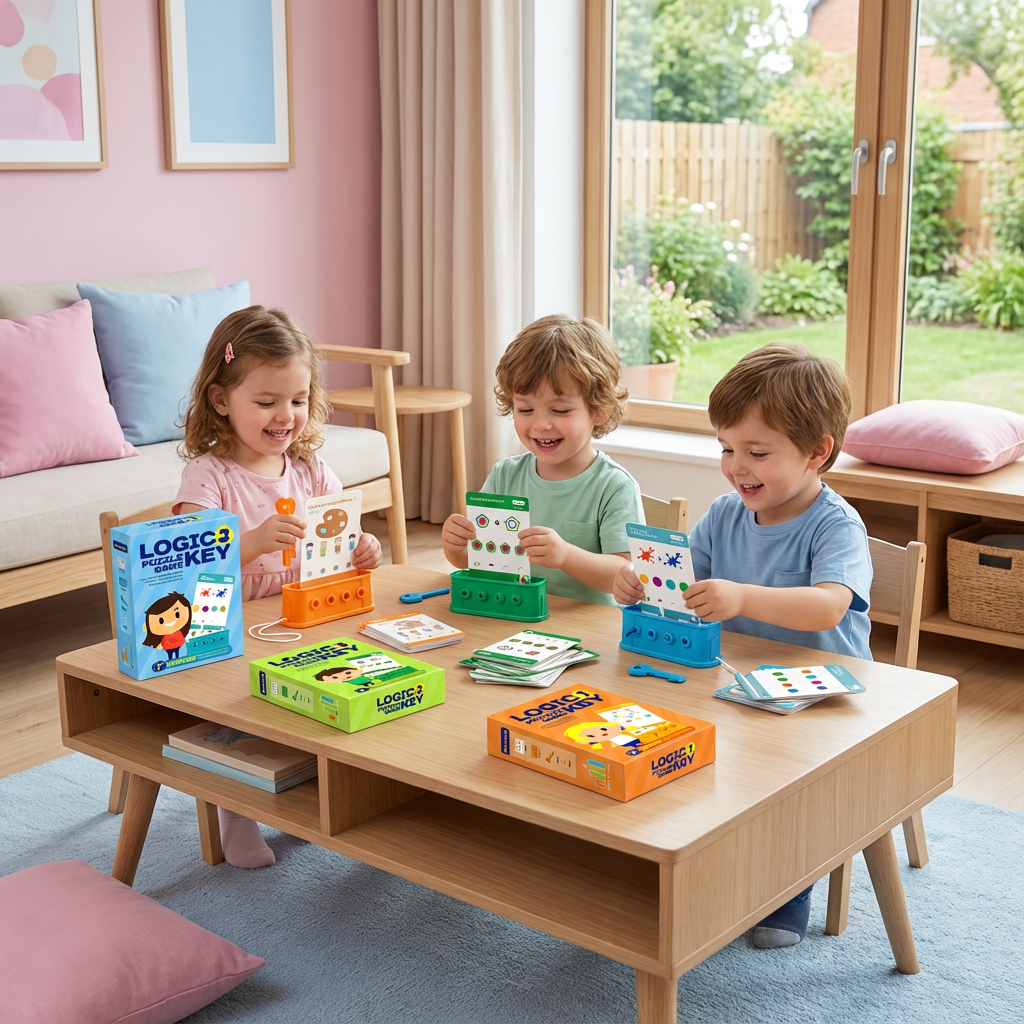 Logik-Schlüssel-Rätsel Spiel für Kinder