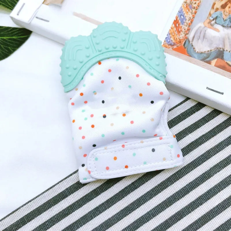 Beißhandschuh für Babys – Zahnungshilfe mit Weichem Silikon