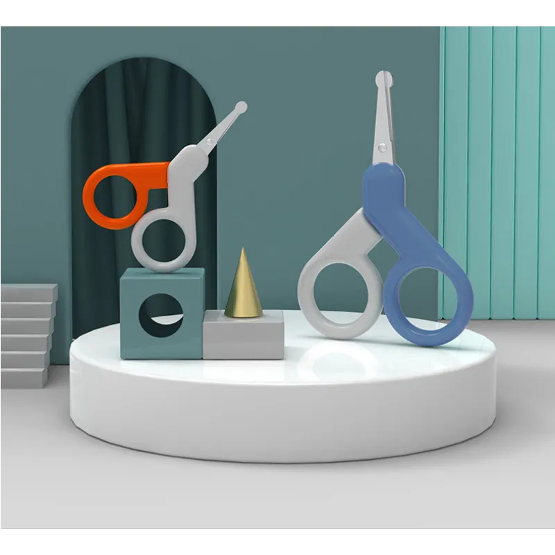 Baby Nagelschere mit Sicherheitskopf – Abgerundete Schere für Neugeborene