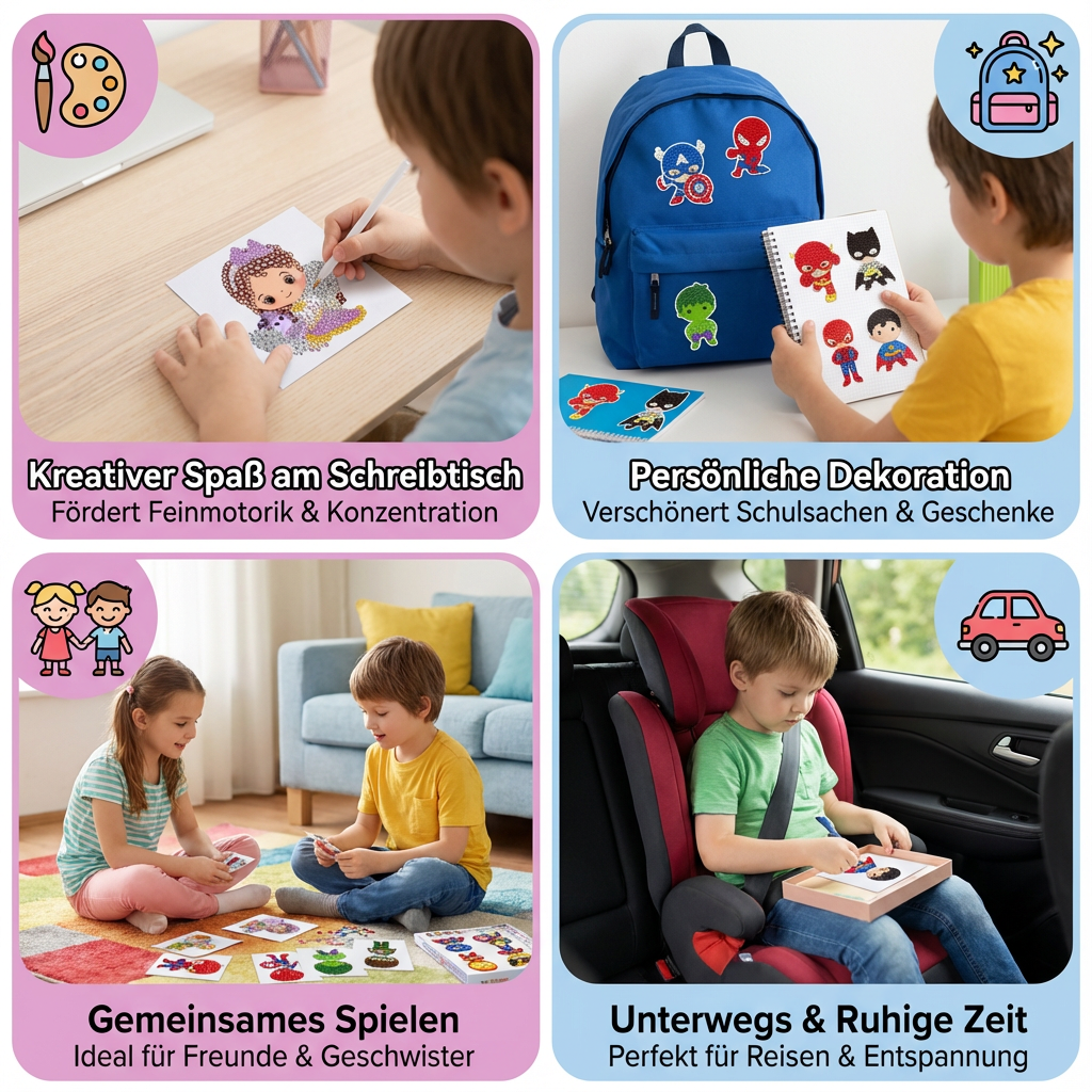 Sticker Diamantmalerei für Kinder