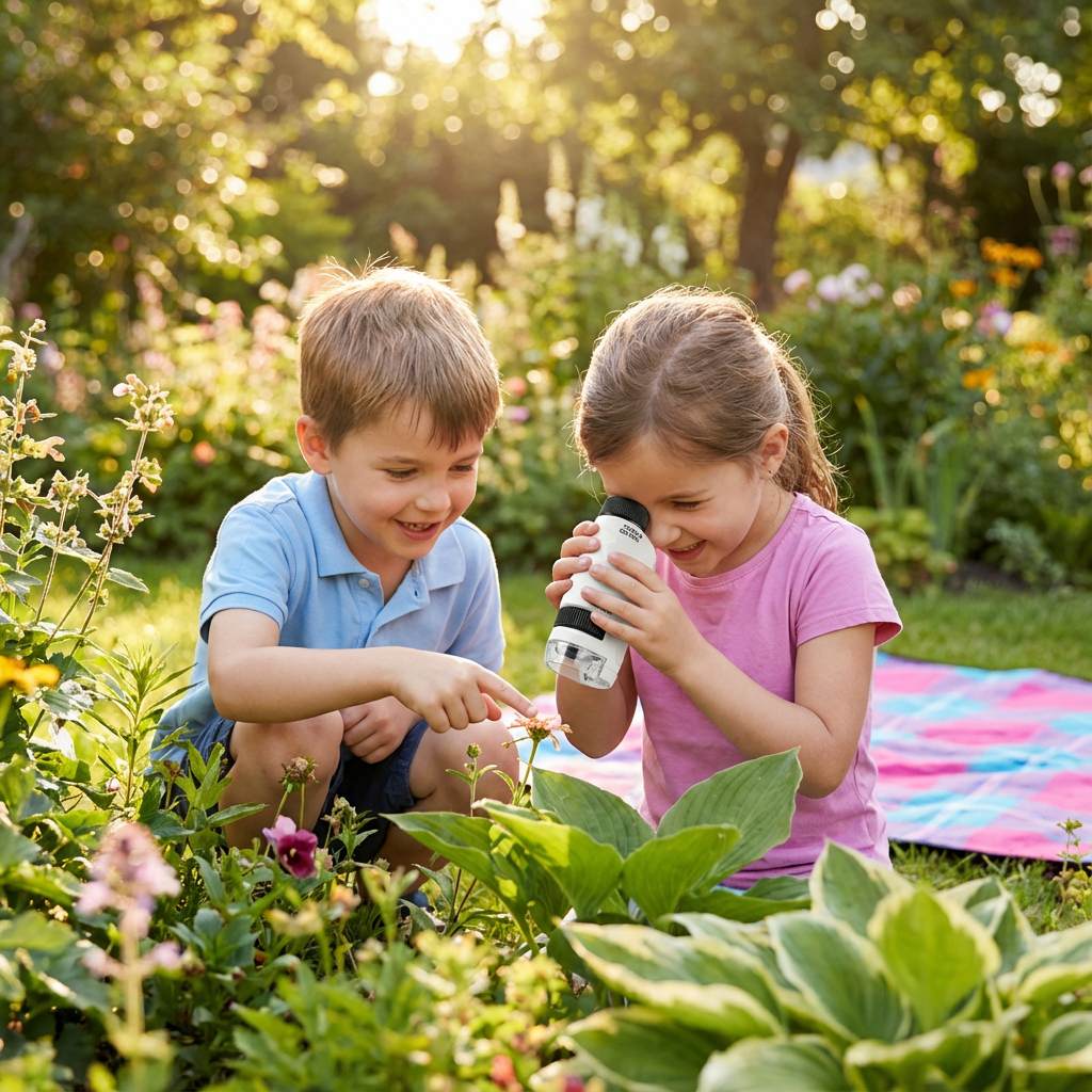 Kinder Mikroskop