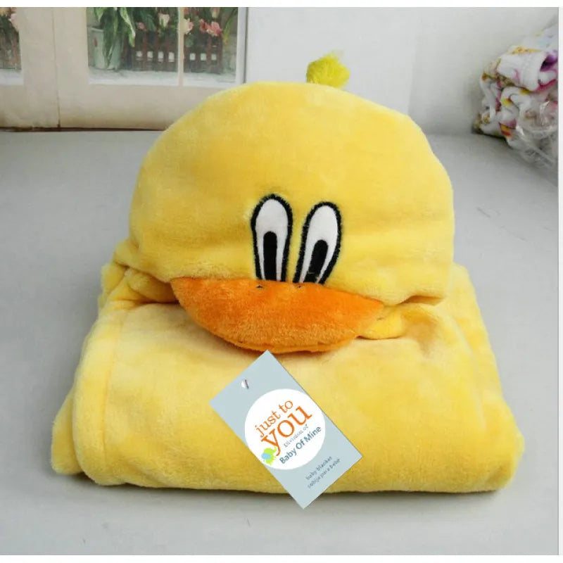 Kinder Kapuzen-Badetuch – Weiches Handtuch mit Tiermotiv