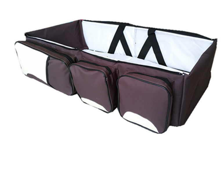 Praktisches Baby Reisebett mit Aufbewahrungstaschen – Faltbares Babybett