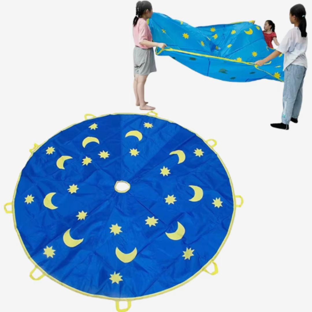 Kinder Schwungtuch Rund – Spiel- und Bewegungstuch