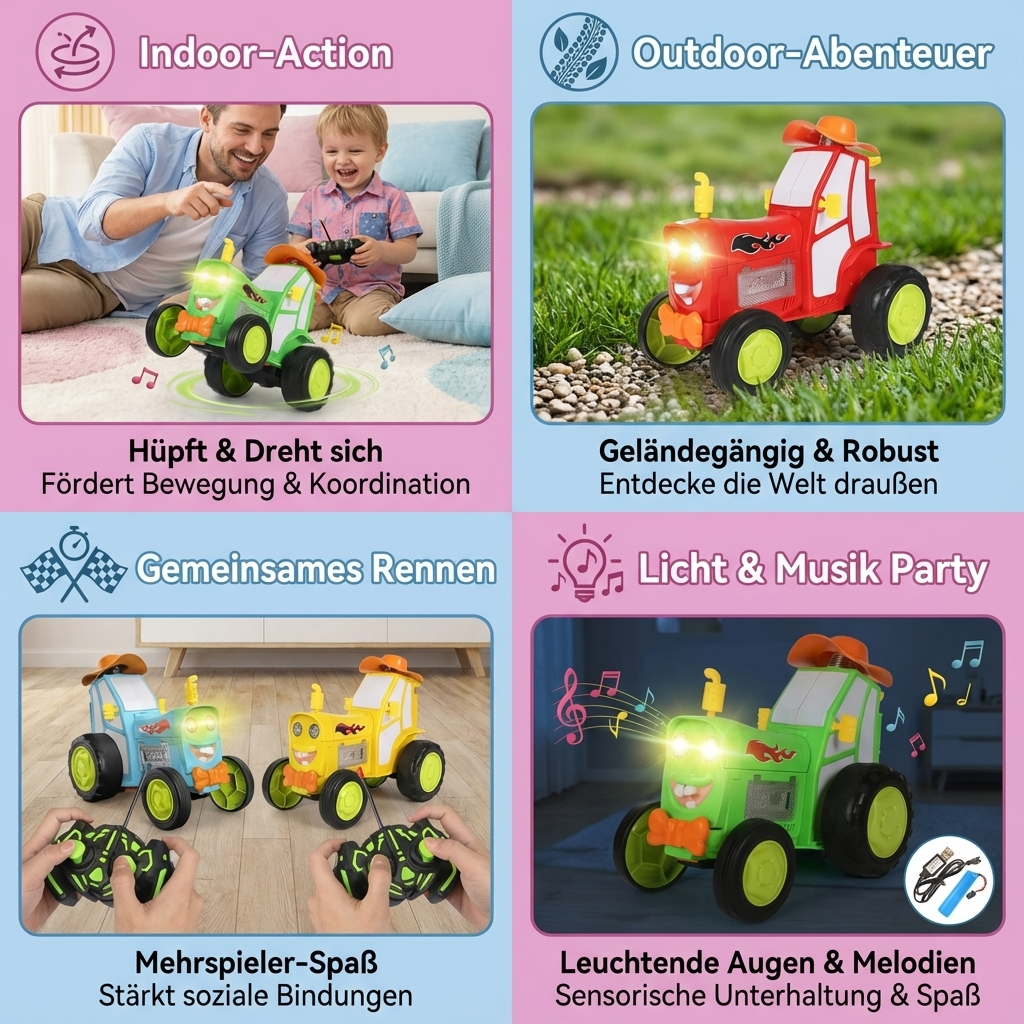 Humpelnder Traktor Kinder Spielzeug