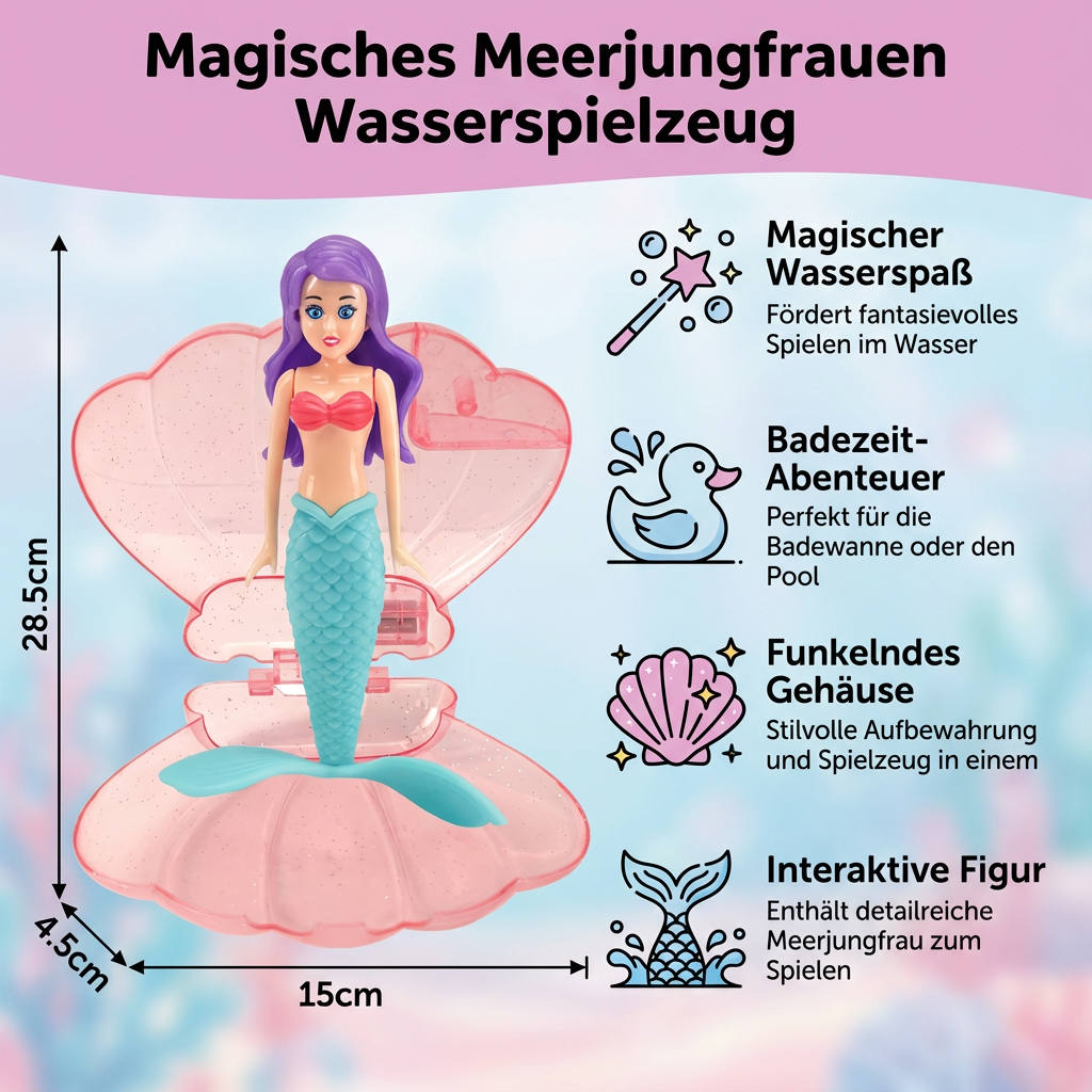 Magisches Meerjungfrauen Wasserspielzeug