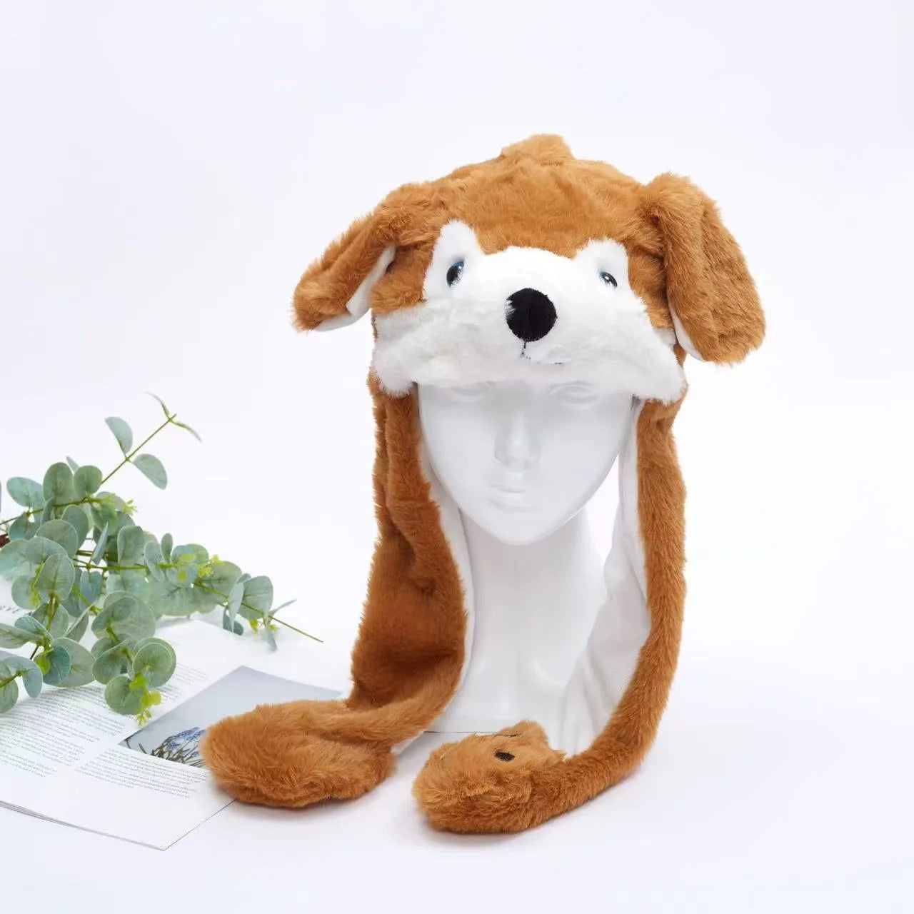 Lustige Mütze mit Wackelohren