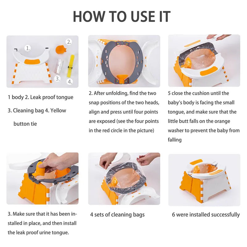 Baby-Töpfchensitz - Praktischer und hygienischer Töpfchenstuhl