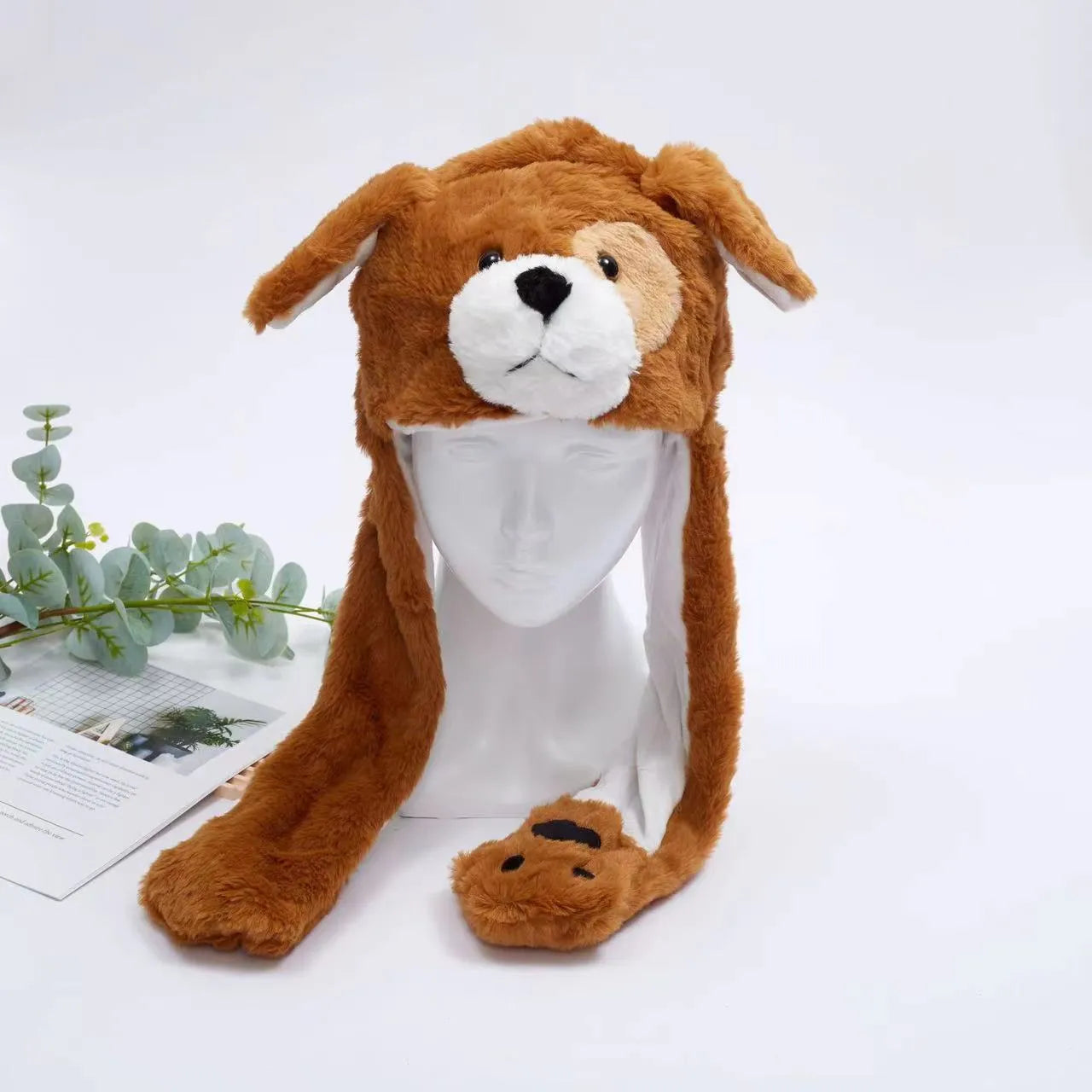 Lustige Mütze mit Wackelohren