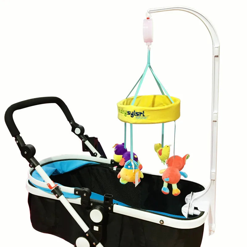 Musik Baby Mobile mit Plüschfiguren – für Kinderwagen & Babybett