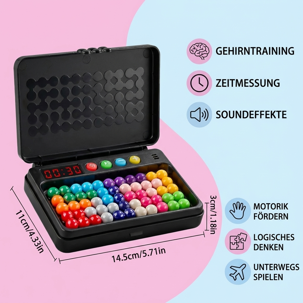 Logik-Denkspiel für Kinder – 500 Rätsel mit Timer