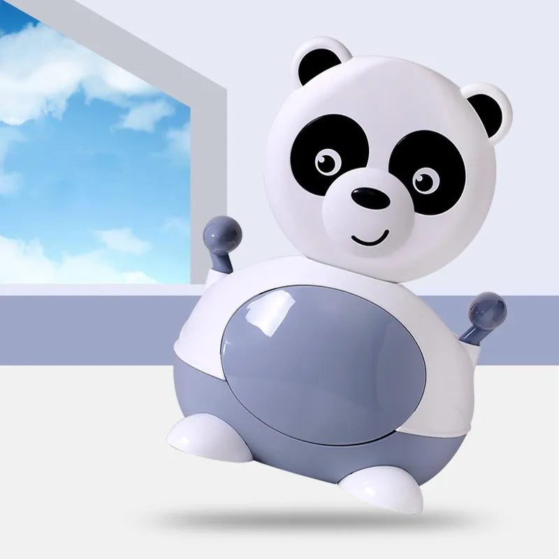 Töpfchenstuhl für Kinder in Pandaform – Weiches Baby Töpfchen mit PU-Sitz