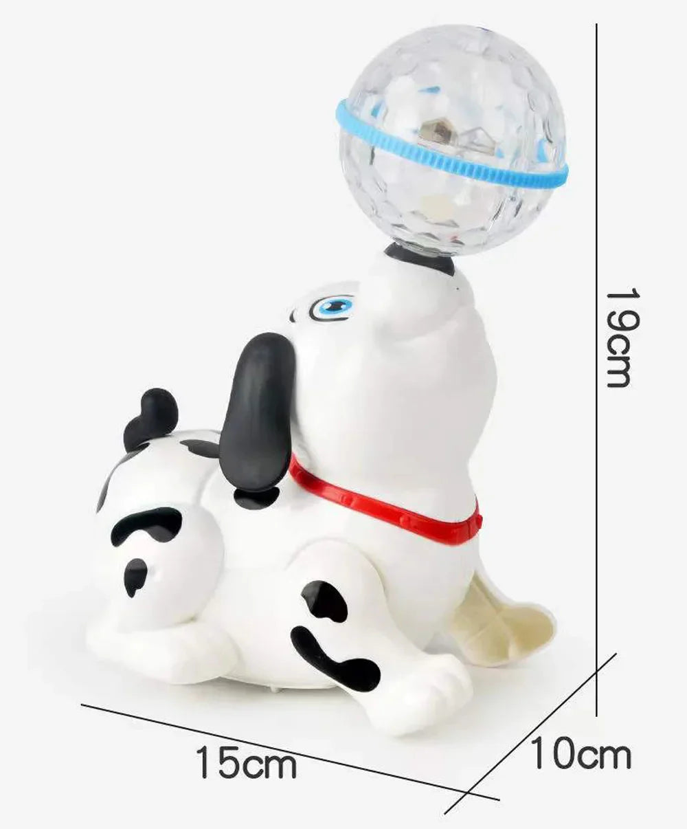 Tanzender Spielzeughund mit Lichterball – Interaktives Kinder-Spielzeug