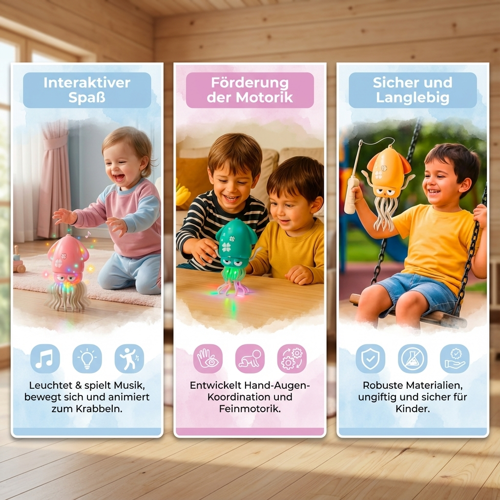 Tanzender Tintenfisch Kinder Spielzeug