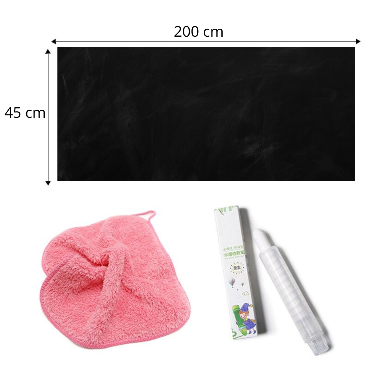 Vielseitige Kreidetafel – Selbstklebende Tafelfolie