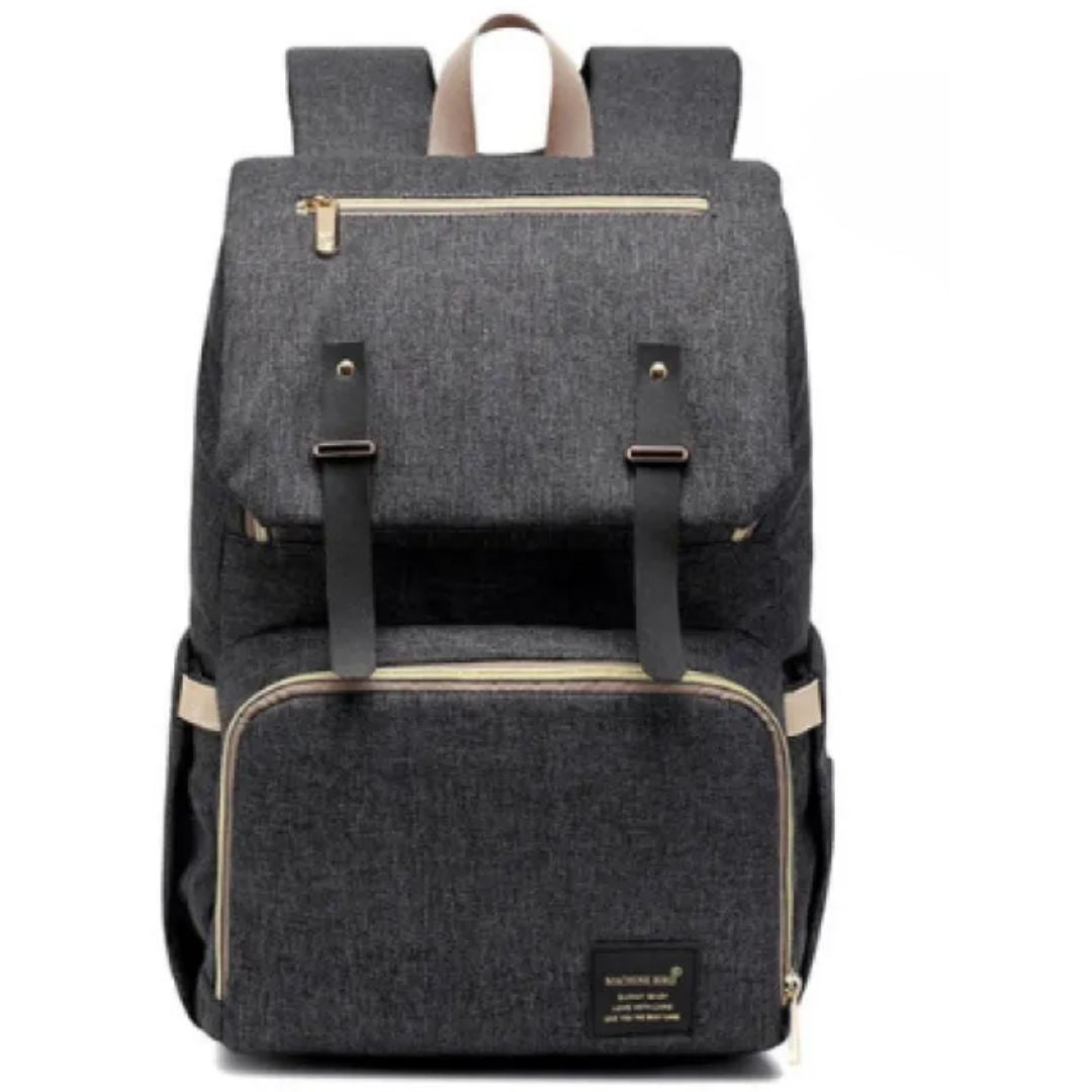 Wickelrucksack mit USB-Anschluss – Baby Rucksack mit Flaschenwärmer & Ladefunktion