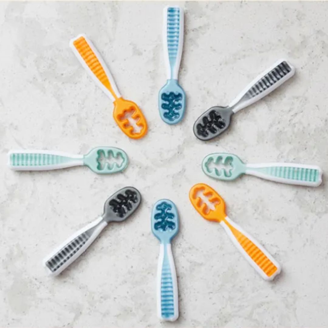 Baby Lernlöffel Set – Selbstlern-Besteck für Babys