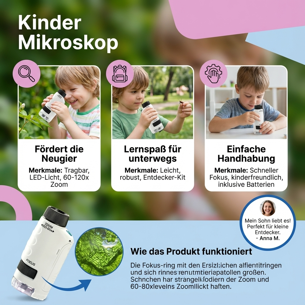Kinder Mikroskop