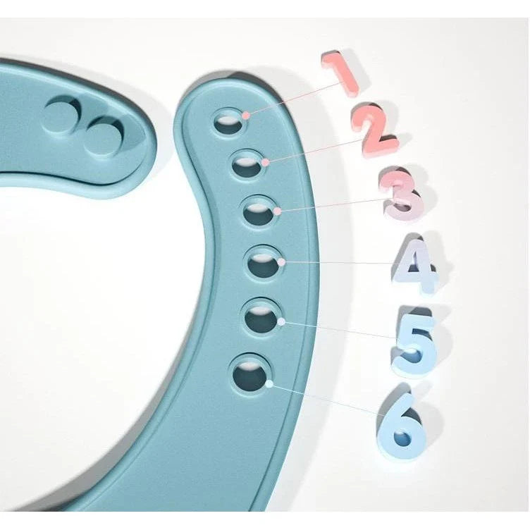 Silikon Lätzchen mit Auffangschale – Weiches Baby Lätzchen mit Tiermotiv