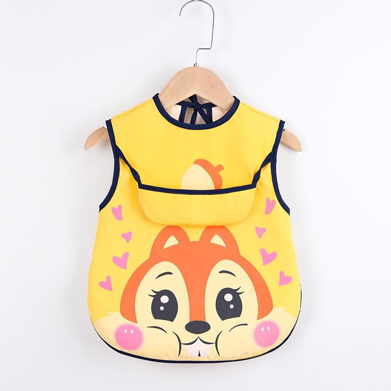 Baby-Schürze mit Taschen für Malen und Essen