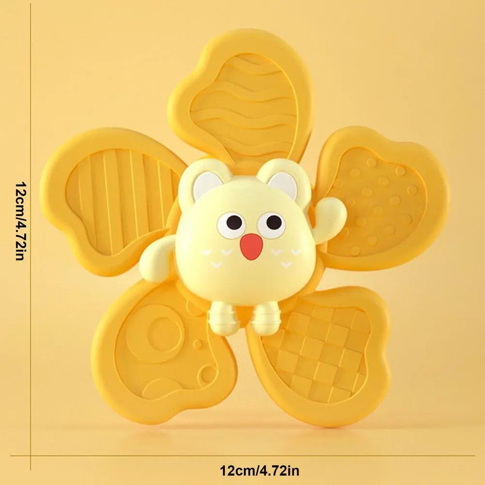 Bunte Baby-Badespielzeuge mit Saugnapf – 3er-Set