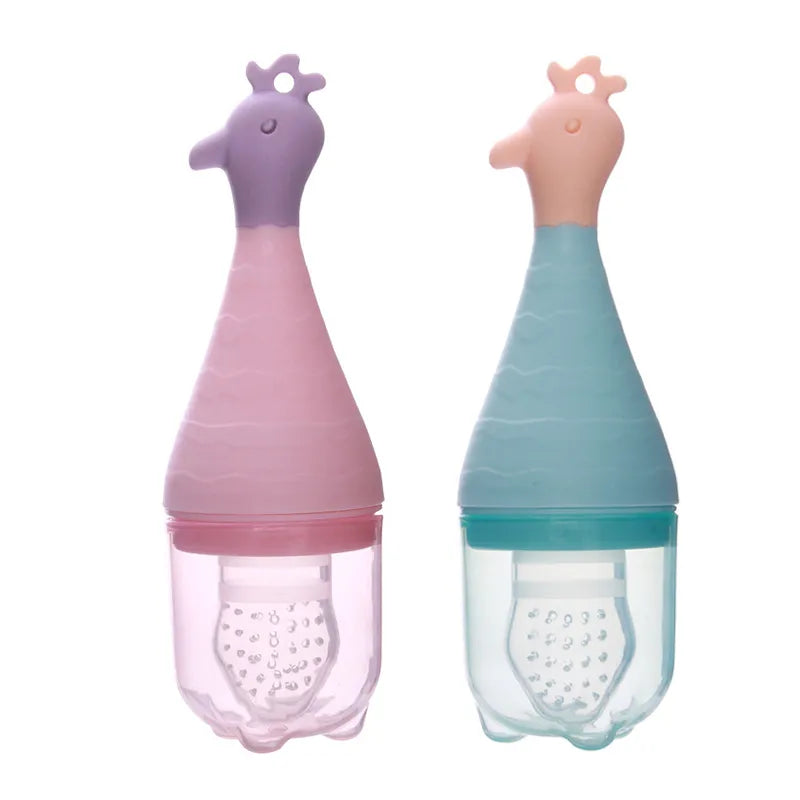 Baby Obst- und Gemüse Beißring – Fütterungshilfe mit Tier-Design