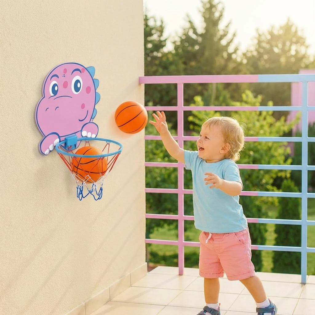 Niedliches Tier Basketball Set für Kinder