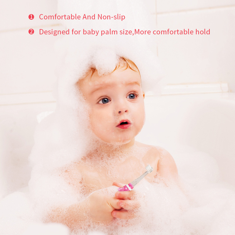 Elektrische Baby Schallzahnbürste – Sanfte Kinderzahnbürste