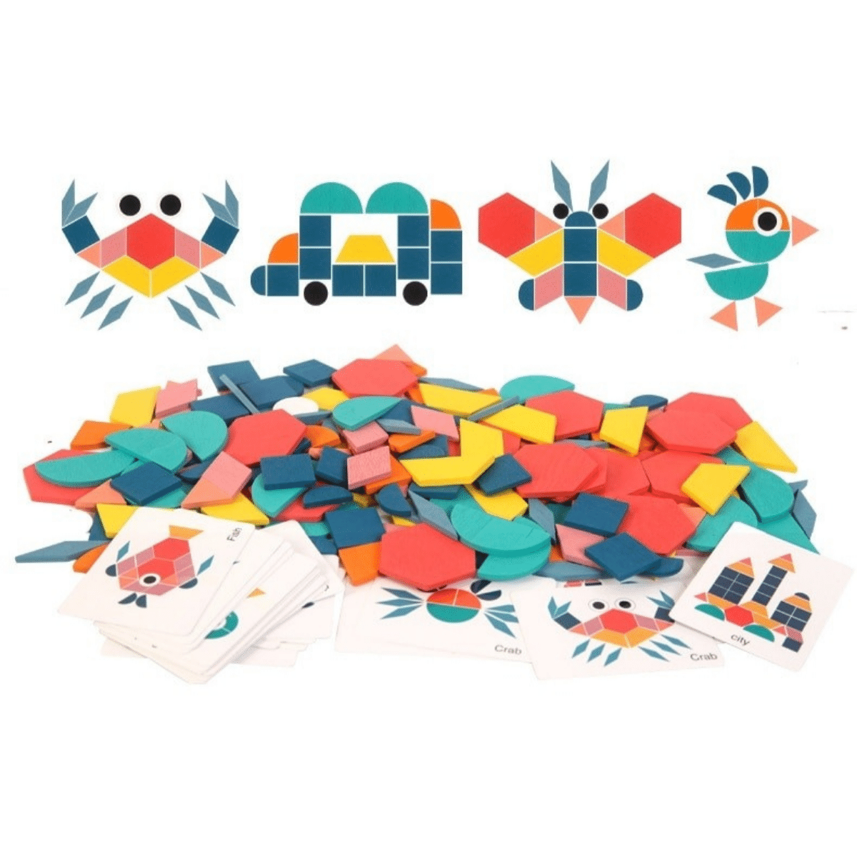 Entfalten Sie Ihre Kreativität - Geometrisches Formenpuzzle