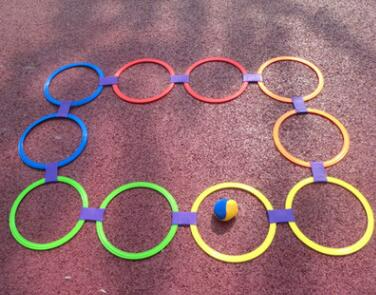 Koordinationsringe Set für Kinder – Trainingsringe mit Verbindern