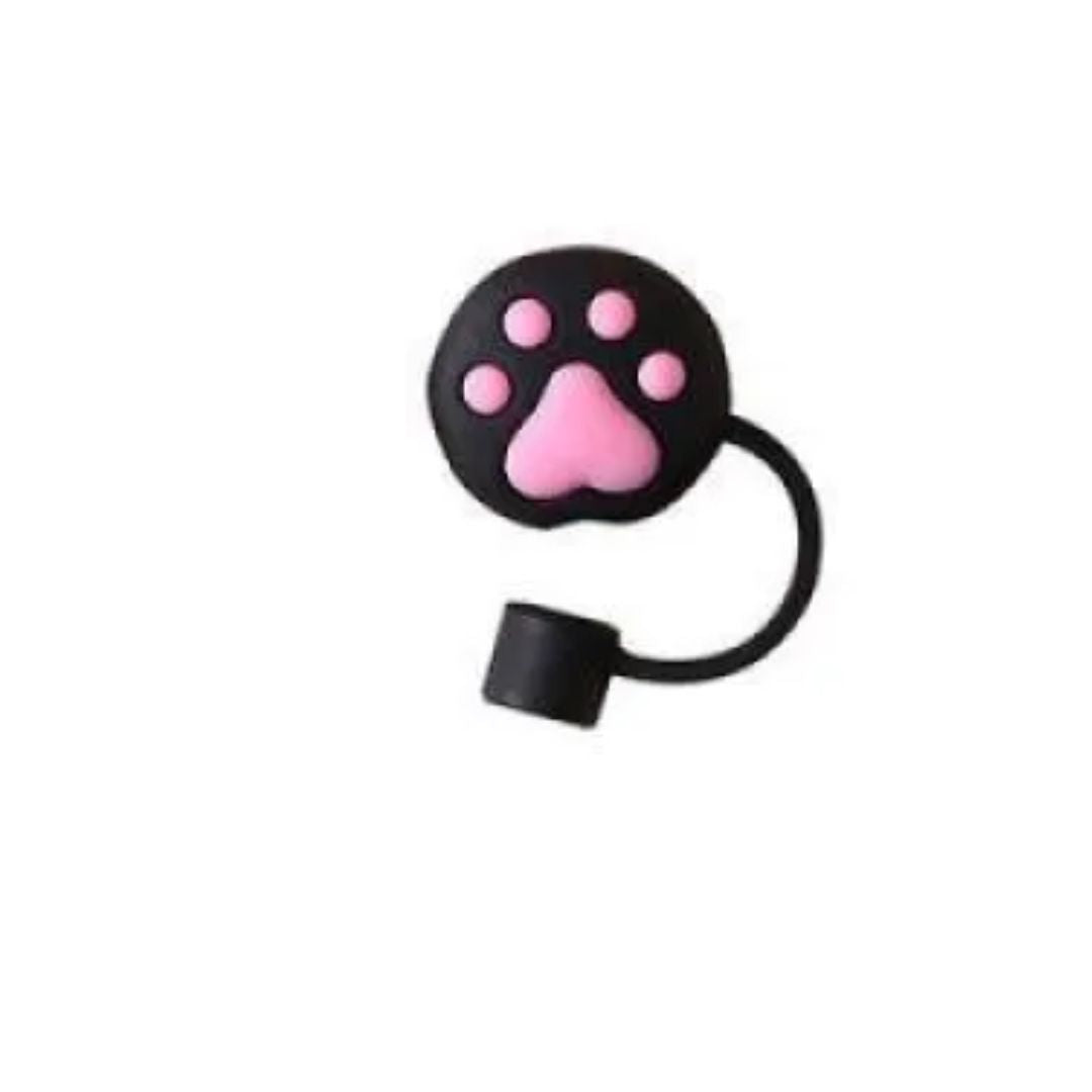 Trinkhalm Deckel & Deko Aufsätze aus Silikon