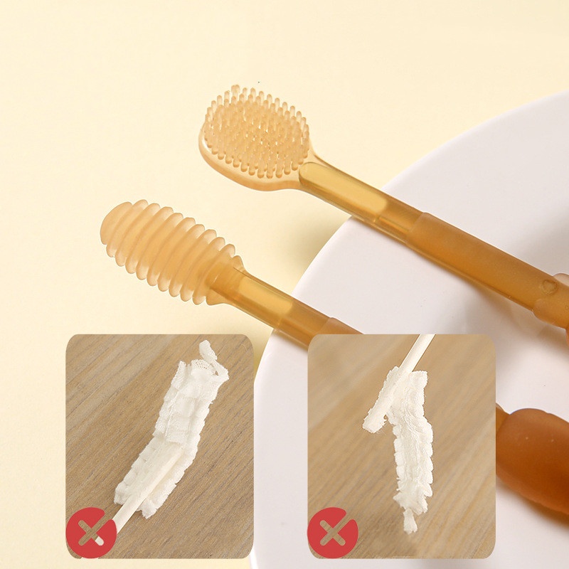 Baby Zahnbürsten Set aus Silikon – Mit Aufbewahrungsbox für unterwegs