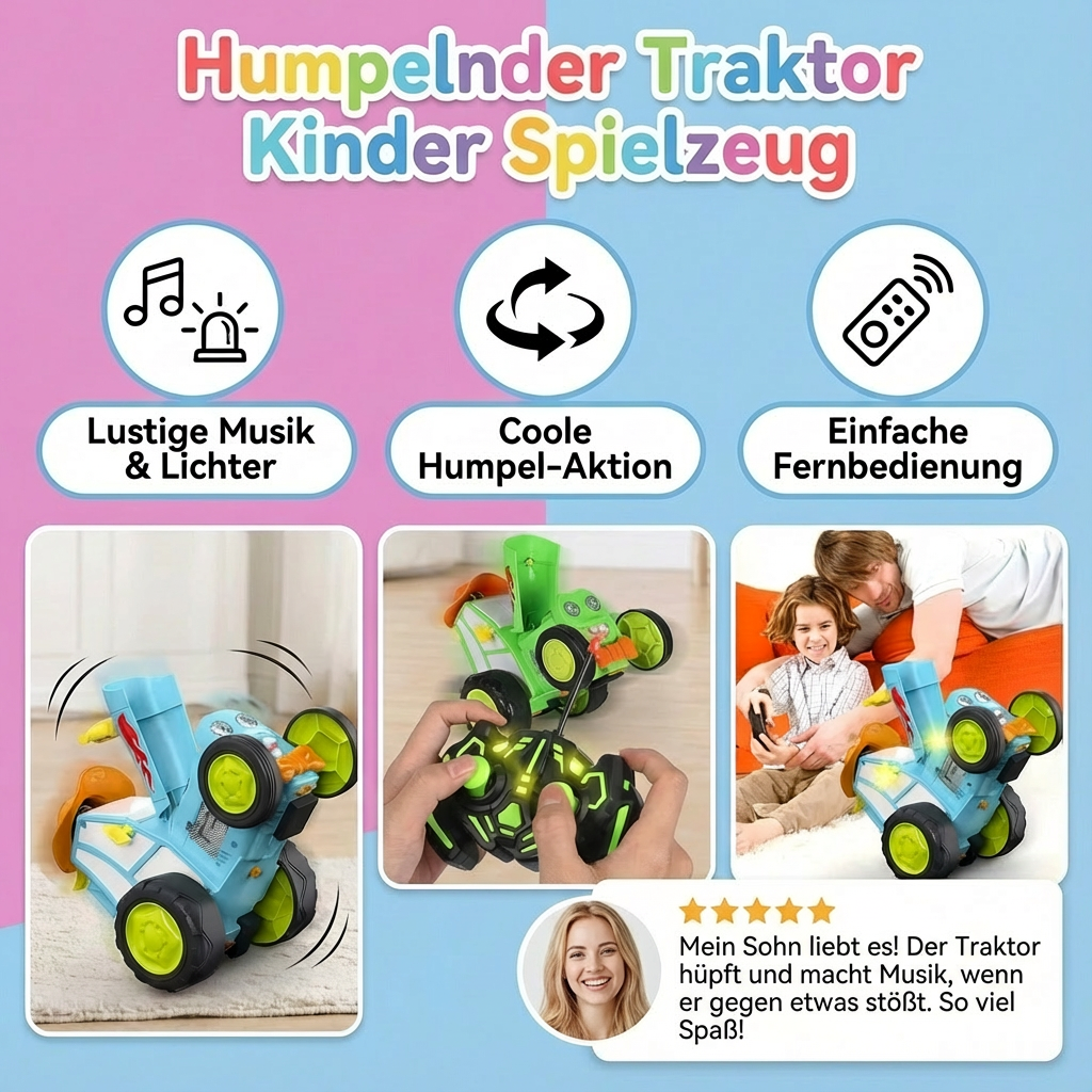 Humpelnder Traktor Kinder Spielzeug