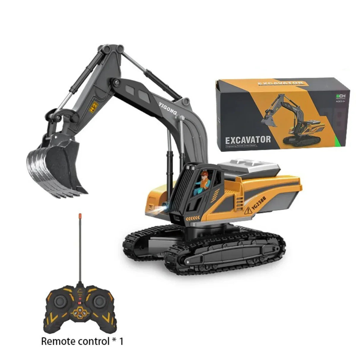 Ideal für kleine Baumeister – Ferngesteuertes Baustellenfahrzeug