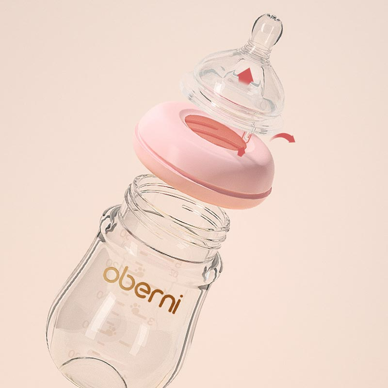 Babyflasche mit Weichem Sauger – BPA-freie Anti-Kolik Flasche für Neugeborene