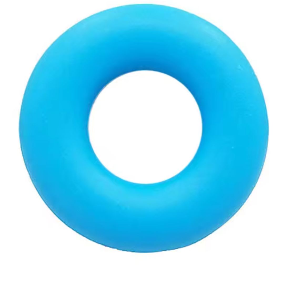 Baby Beißring Silikon mit Bunten Ringen – Greifling & Zahnungshilfe für Babys