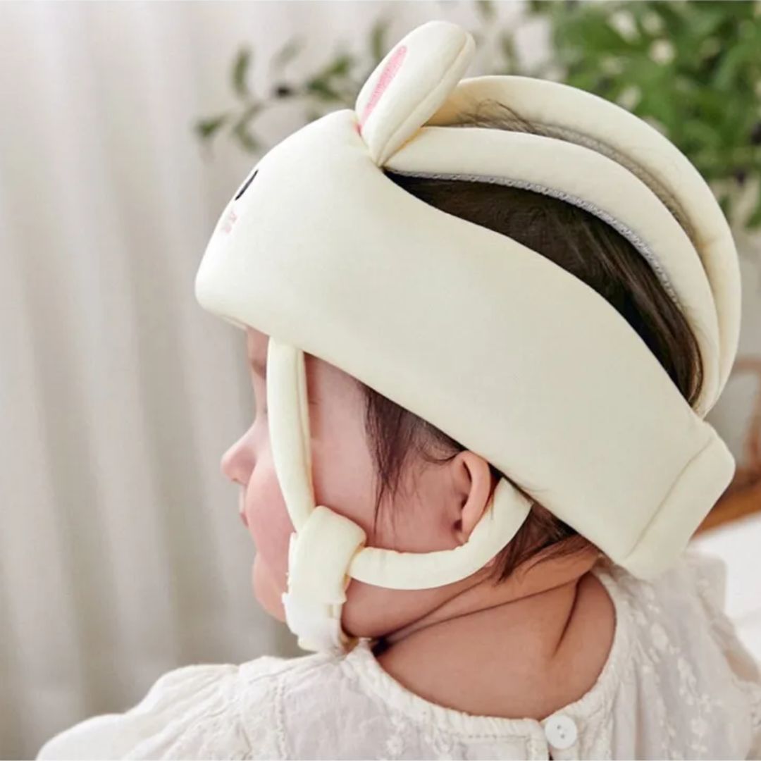 Baby Schutzhelm mit Tiermotiv – Weicher Kopfschutz für Kleinkinder