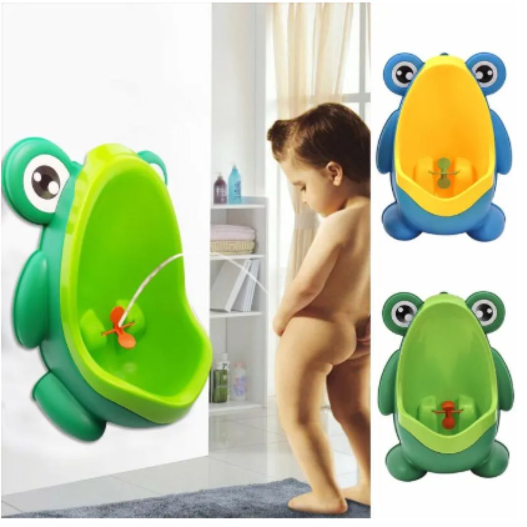 Kinder Urinal in Frosch-Design – Lustiges, Rutschfestes Töpfchen für Jungen