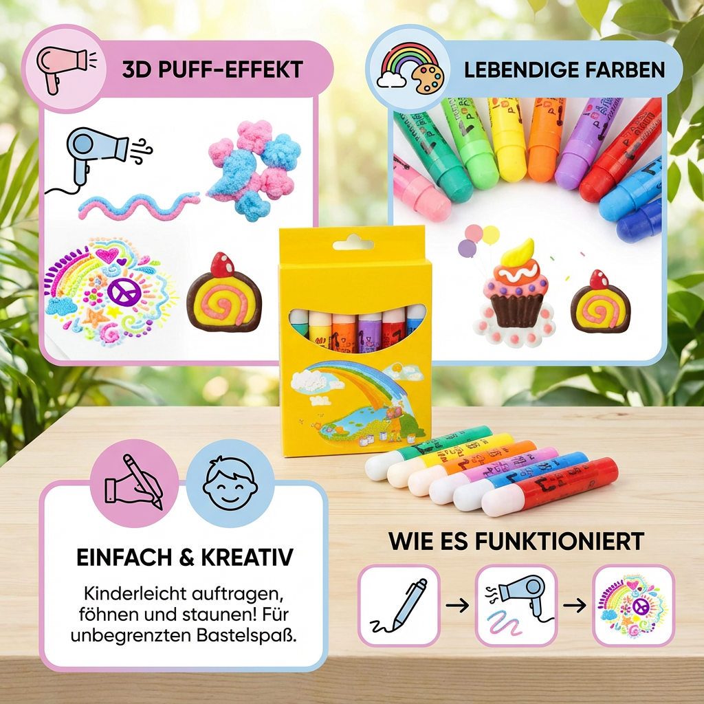 Magische Popkorn Mahlstifte