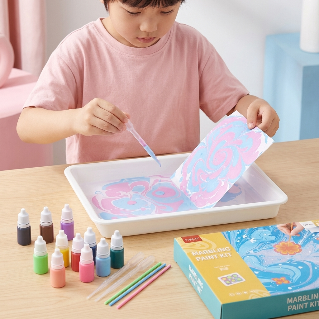 Kreatives Marmor Wasserfarben Spiel Set